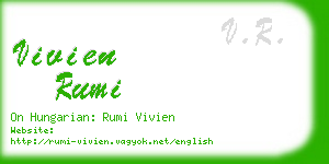 vivien rumi business card